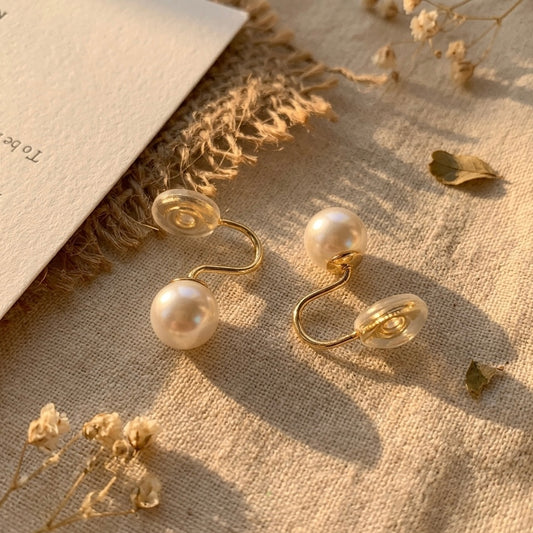 Minimalist Pearl Studs